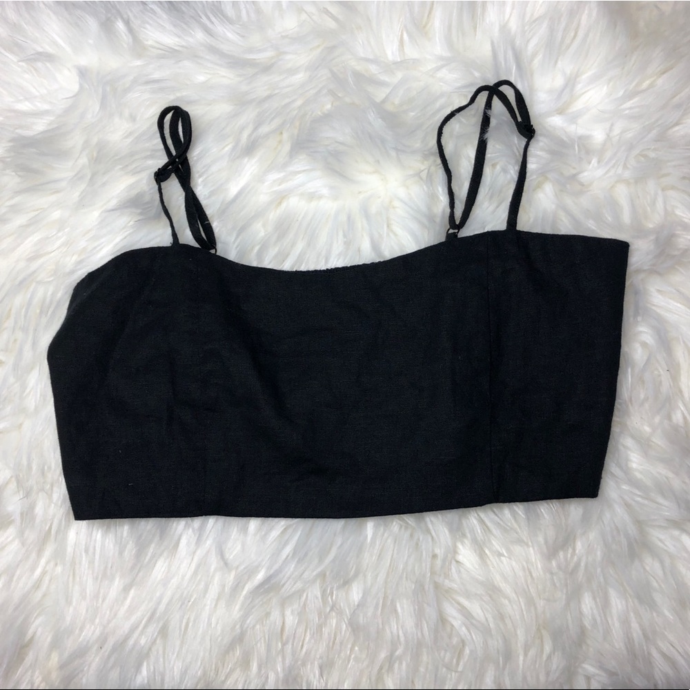 black crop top